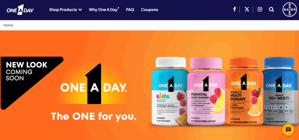 packaging design branding for vitamin and supplement