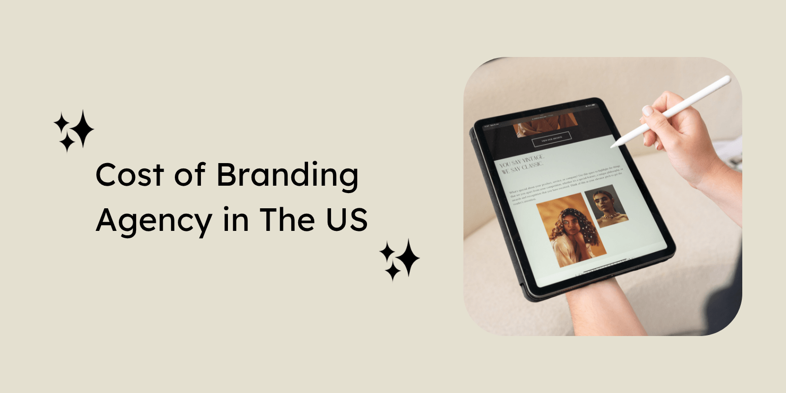 Cost of branding agency in the US